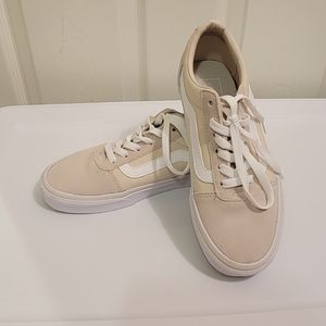 Cream colored Vans